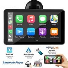 7" Touch Screen Car Stereo Radio Apple Carplay Android Auto Portable MP5 Player