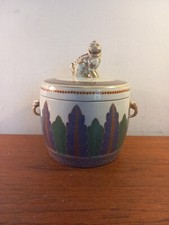 Porcellana Mottahedeh PER Garrards Corona Gioiellieri, Fu Barattolo per Cani con Coperchio, 