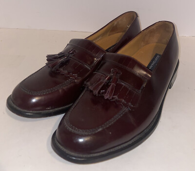 Bostonian Classics Tassel Loafers Burgundy Leather Men’s Size 10M Bostonian Classics Evanston Mens Size 10M US | Mercari main image 2