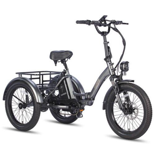 Fafrees F20 Mate Elektro Dreirad 20 Zoll E-Bike 500W 3 Räder Fahrrad mit Korb - Bild 3 von 12
