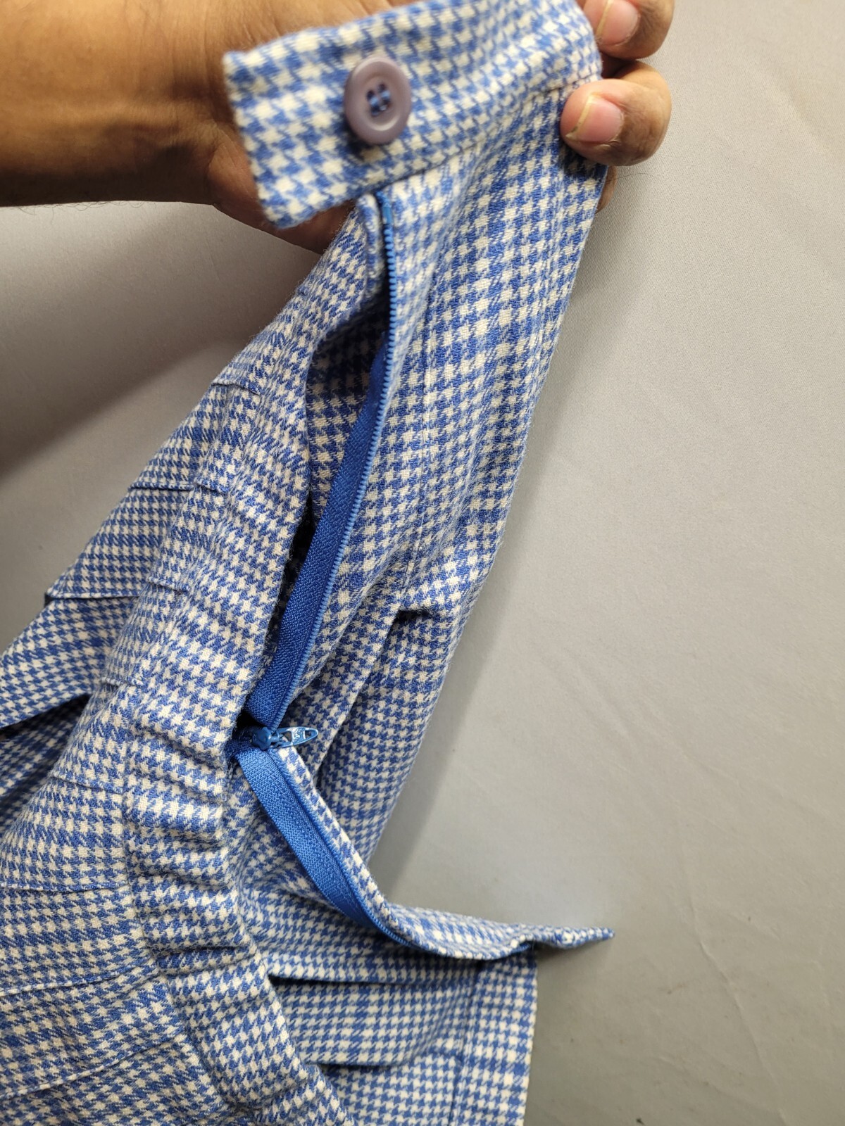 Pendleton Womens Size 12 Houndstooth Pleated Dres… - image 2