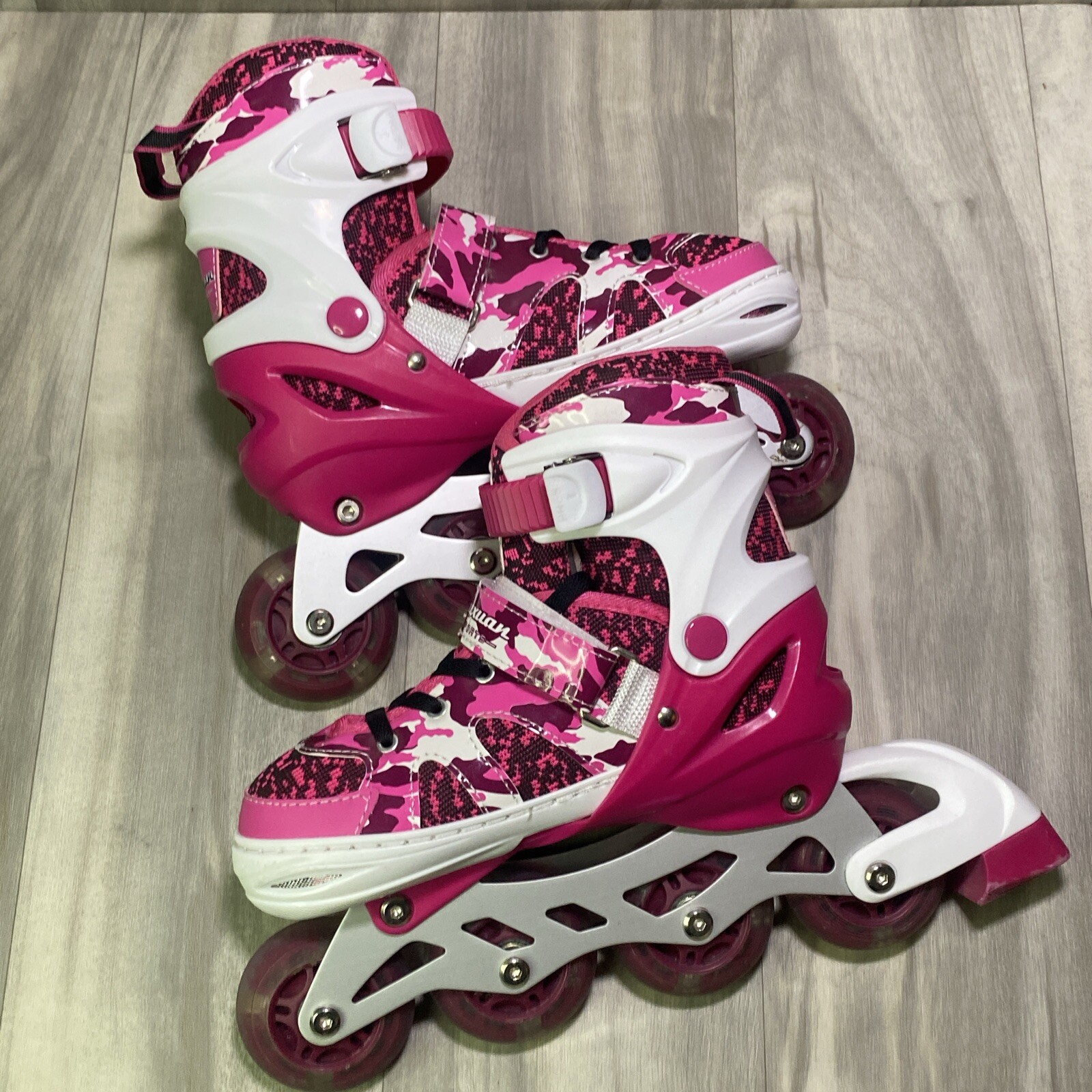 Roller Kuxuan Sport Adjustable Girls Roller Blades Size 13-3y
