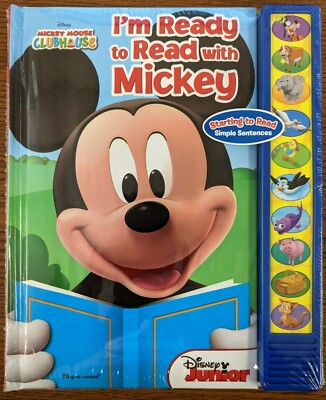 DISNEY MICKEY MOUSE CLUBHOUSE IM READY TO READ WITH MICKEY CHILDREN'S BOOK