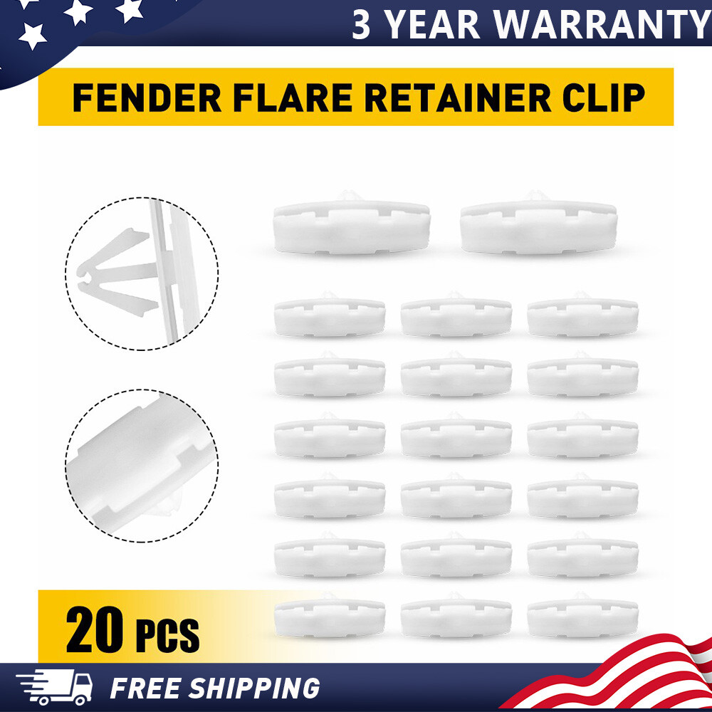 20pcs For Jeep Wrangler JL 18 19-20 Gladiator 2020 Fender Flare Retainer Clips I