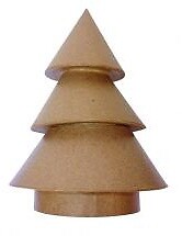Decopatch Paper-Mache -Christmas Tree (Pack of 1)