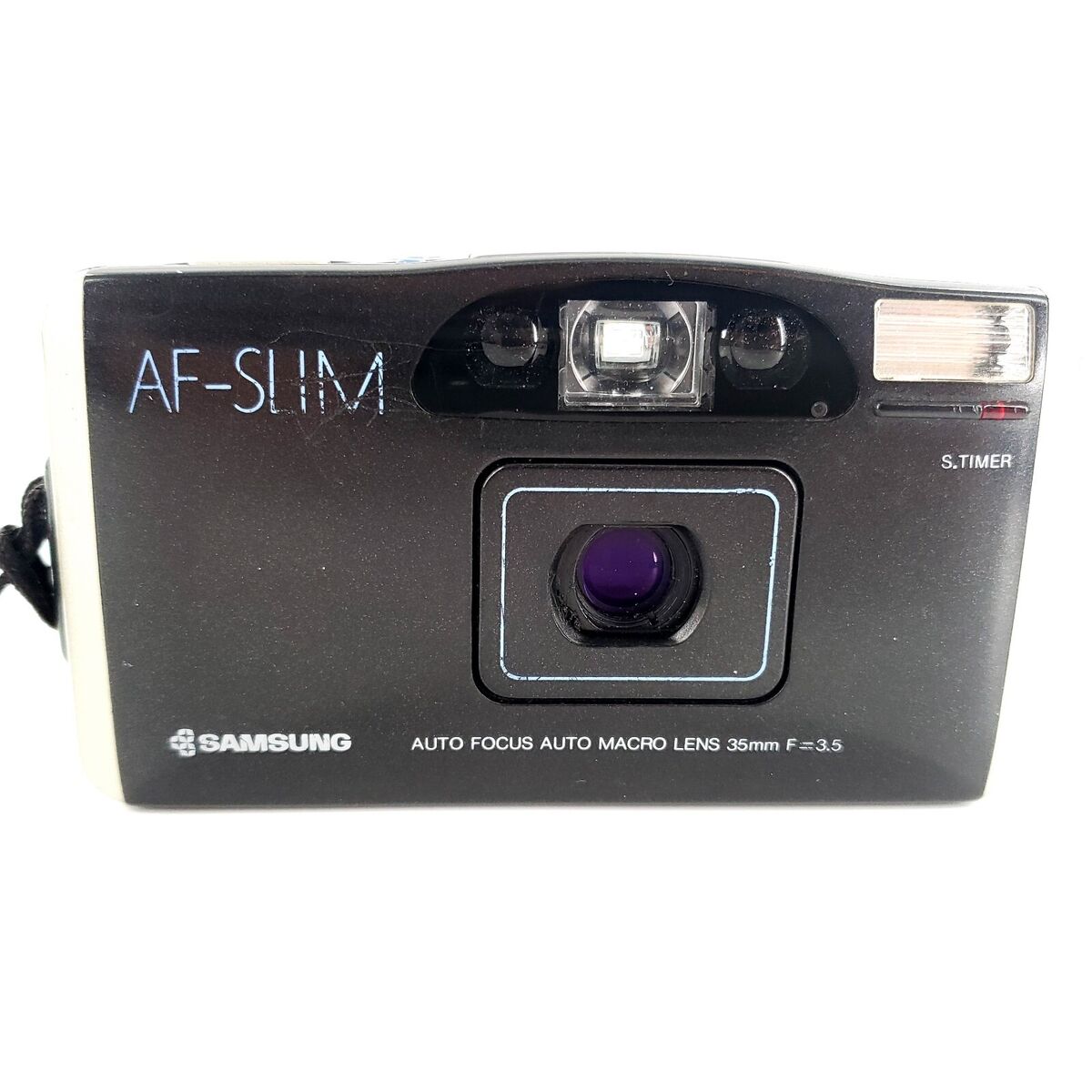 Samsung AF-Slim 35mm Point & Shoot Film Camera Quartz Date Samsung AF-Slim 35mm Point & Shoot Film Camera Quartz Date