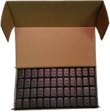 1 Box Black Wheel Weights 1/4 Oz Stick On Adhesive Tape .25 Oz 624 Pieces 156 Oz