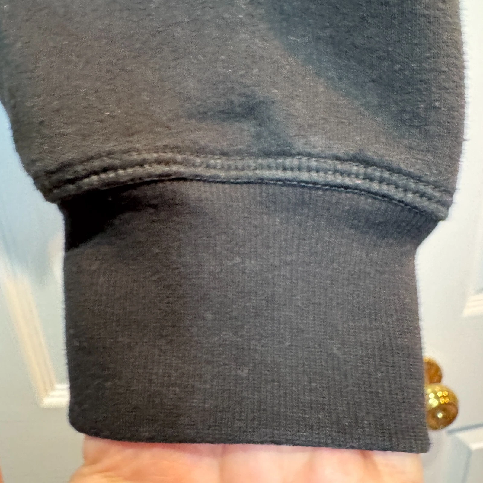 UNDERCOVER Felpa rosa Victorias Secret nera full zip bianca logo spellout tasche taglia small