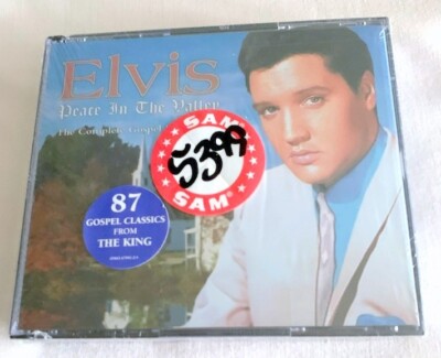 ELVIS-3CD COLLECTION FACTORY SEALED-PEACE IN THE VALLEY-THE COMPLETE GOSPEL RECO
