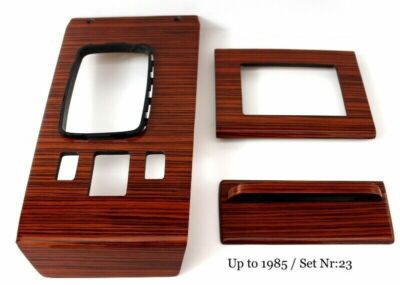 MERCEDES W107 R107 Zebra Wood Interior Set Genuine Zebrano OEM