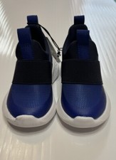 Toddler Gray Slip-on Sneakers Blue Cat Jack Size 5