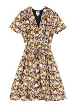 Joanie Clothing Barb Floral Daisy Print Tea Dress, size UK 8, US 4 BNWT