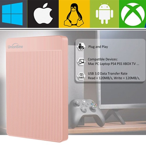 Tragbare Externe Festplatte 500GB 750GB 1TB Neuware HDD Für PS4 Laptop TV PC MAC - Bild 11 von 12