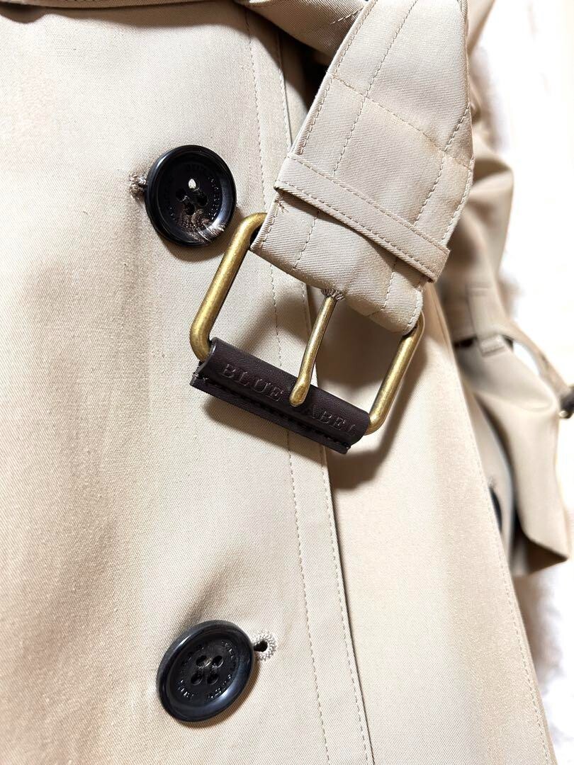 バーバリーブルーレーベル★長袖ジャケット ベージュ 38 BURBERRY BLUE LABEL Woman's trench coat Beige SIze 38/US:S