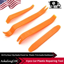 4pcs Car Trim Removal Tool Car Panel Door Dashboard Fastener Remover Pry SET US
