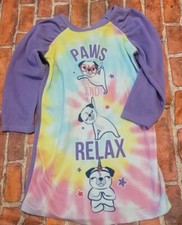 Wonder Nation Girls Pajama Pj Gown 4/5 4 5 Guc Puppy
