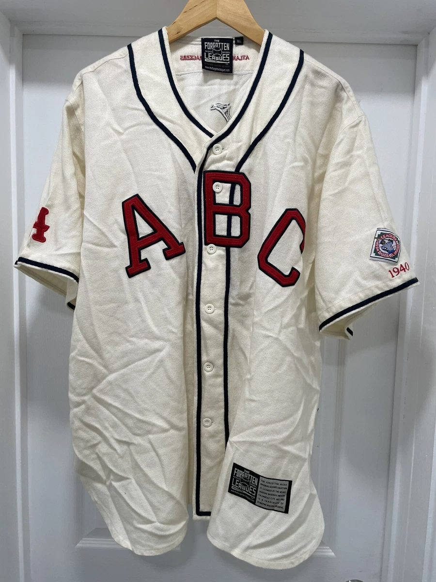 THE FORGOTTEN NEGRO BASEBALL LEAGUES COLLECTION ATLANTA BLACK CRACKERS  JERSEY