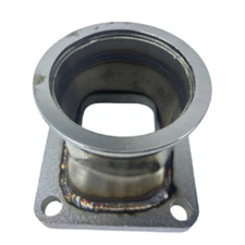 1PCS 2.5" V-Band Flange Adapter Stainless Steel Universal For T4 Turbo Charger