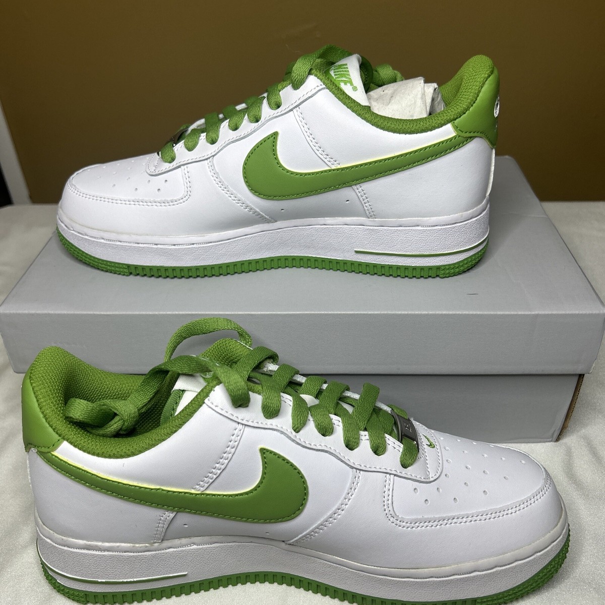 Size 6.5 - Nike Air Force 1 '07 White Chlorophyll. Style #DH7561