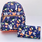 Loungefly Disney Mickey Mouse Halloween Treats Purple Mini Backpack & Wallet Set