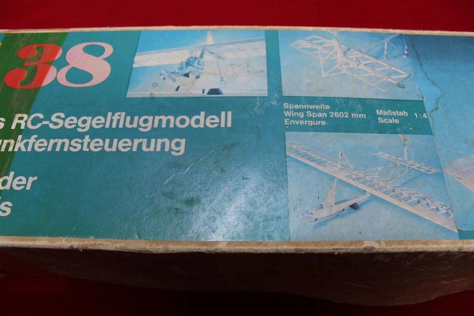 VINTAGE NIB KRICK SG 38 RC GLIDER KIT - Image 4 of 4
