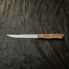 Precision Hollow Ground Fine Stainless Steel Knife 5” Wood Handle — photo 1
