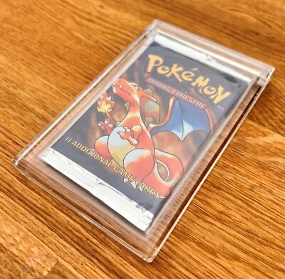 XDEFENCE Trading Card Booster Pack Acrylic Display Case with Magnetic Lid TCG