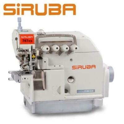 SIRUBA 747KS-514M3-24 / DKKU - 4-THREAD CYLINDRICAL overlock machine, DD - set