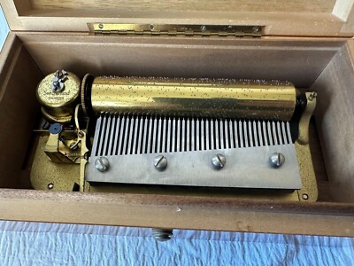Vintage Switzerland Thorens Music Box 6 Songs | eBay