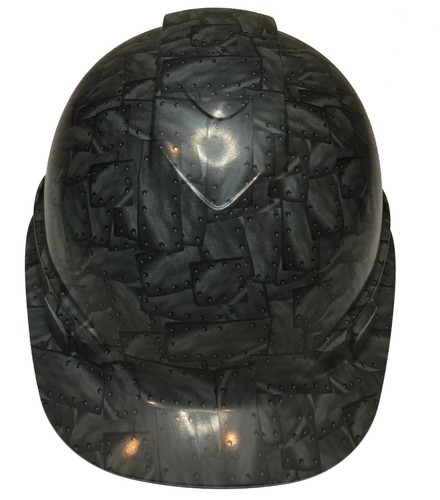 Hydro Dipped Hard Hat Ridgeline Cap Style Custom Rivited Steel - Picture 5 of 8