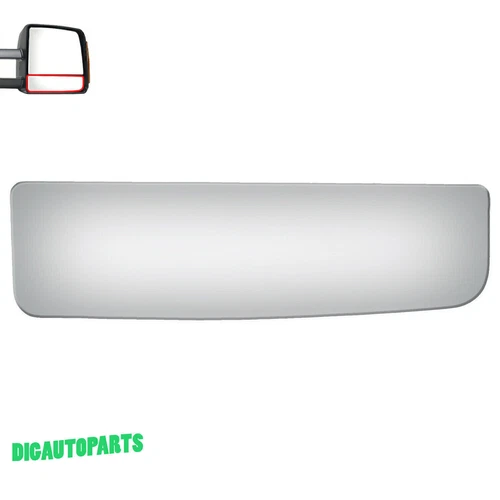 Tow Mirror Glass Replace Fits 09-19 Toyota Tundra Right Side Convex+Adhesive