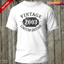 21st Birthday Shirt Limited Edition 2003 Design Perfect Gift for 21 Year Old
