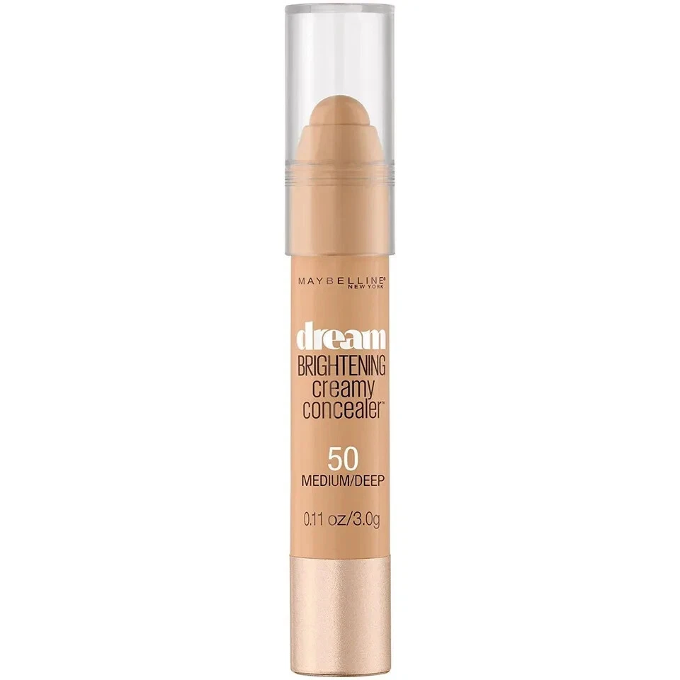 MAYBELLINE Dream Brightening Creamy Booster/Concealer 3g 50 MEDIUM/DEEP - NEW - Image 1 of 1