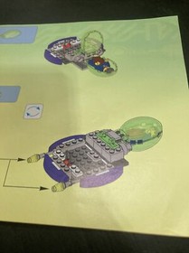 Lego Phamplet, 7051 Lego Alien Conquest Instructions Paper Insert Only CH5