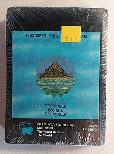 PREMIATA FORNERIA MARCONI THE WORLD BECAME THE WORLD 8 TRACK 1974 MANTICORE -NEW
