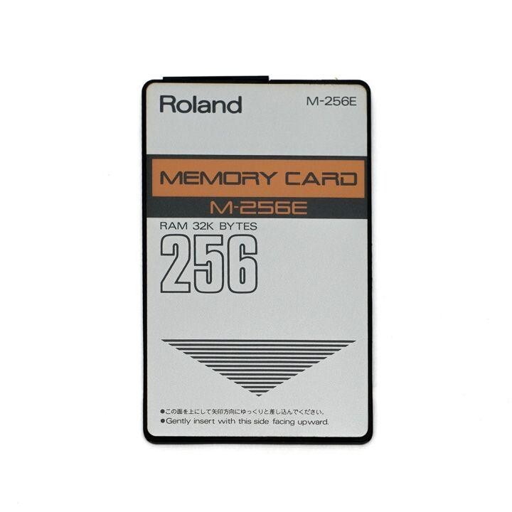 鍵盤楽器 Roland Memory Card M-256E 256gb Roland Memory CARD M-256D (M-256E) RAM 32K Bytes | eBay