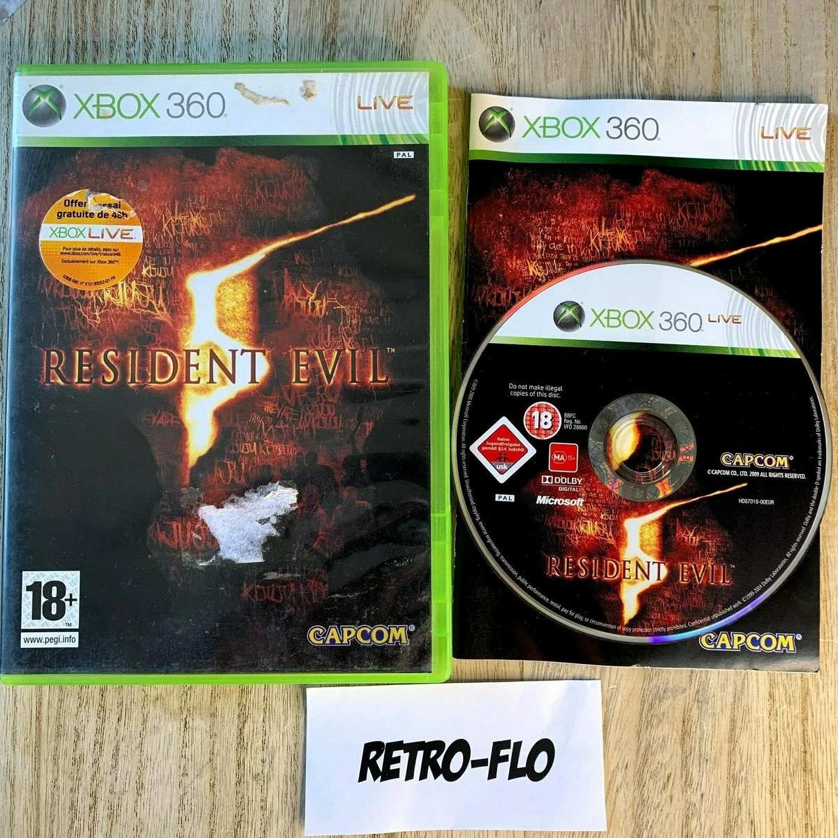 Resident evil on sale 5 xbox 360