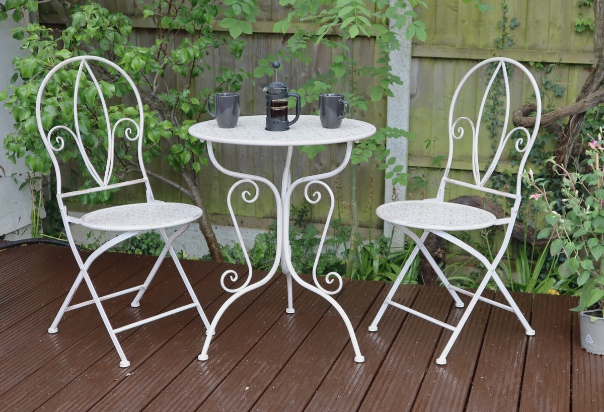 Patio Chairs How To Repaint Metal Bistro Set How To Repaint Metal