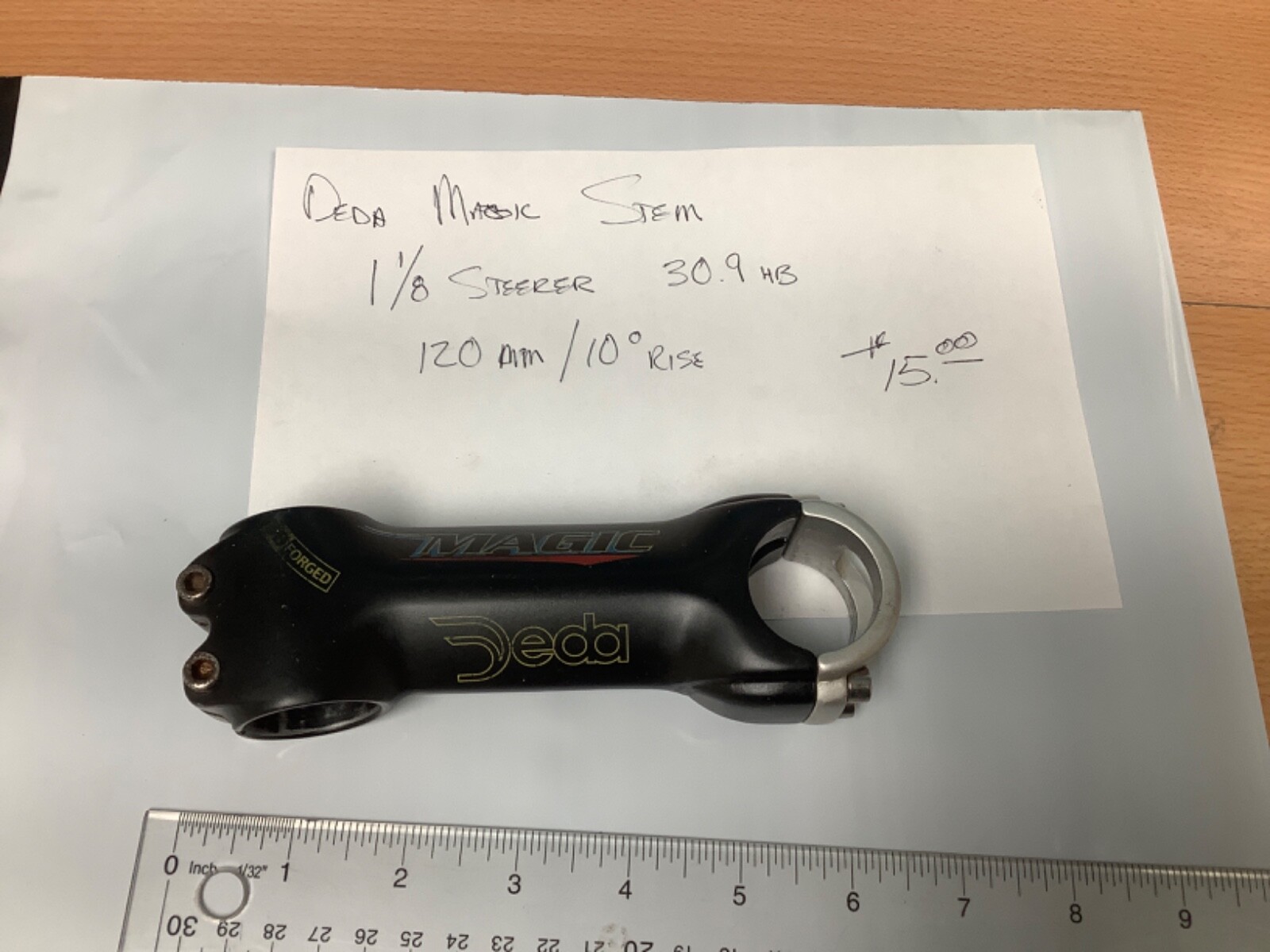 Deda magic stem 1 1/8 steer 30.9 Handle Bar 120mm/10 degree rise | eBay