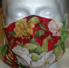 USA cotton Face mask, face cover, handmade/w Flowers Garden Fabric FAST SHIP