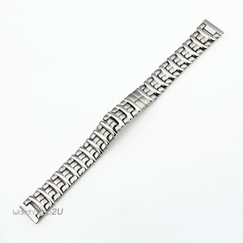 Correa de reloj pulsera de acero inoxidable de extremo recto de 14 mm para mujer - Imagen 5 de 7