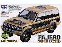 Rare Kit Tamiya 1/24 Model Kit Mitsubishi Pajero S Exceed from