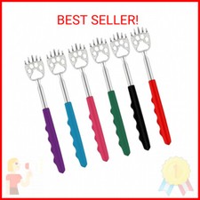 6 Pack Telescoping Back Scratcher - Bear Claw Back Scratchers - Portable Extenda