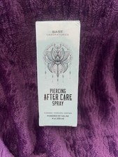 2 Base Labs Piercing Aftercare Spray  Saline Solution for Piercings, Bumps 4 oz