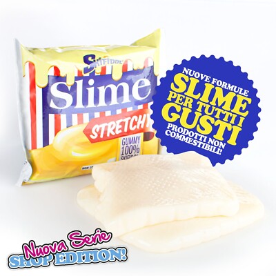 SOTTILETTE STRETCHY FOOD SLIME SHOP -NOVITA'-RAPIDA CONSEGNA-