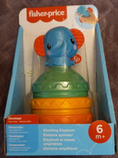 Fisher-price Stacking Elephant Baby Toy 6 m
