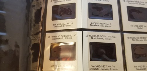 Vintage Hubbard Scientific Co VUD-5527 Set 1-20 Color Slides Census Information - Picture 5 of 10