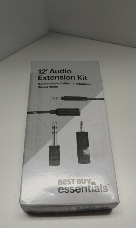 Best Buy Essentials 12 Foot Audio Extension Kit in Black