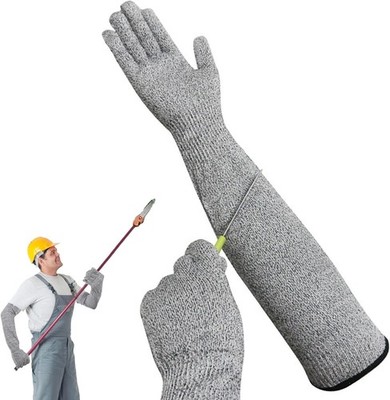 Schutzhandschuhe Gartenarbeit, Gartenhandschuhe dornenfest, Schnittschutzhandschuh 45cm