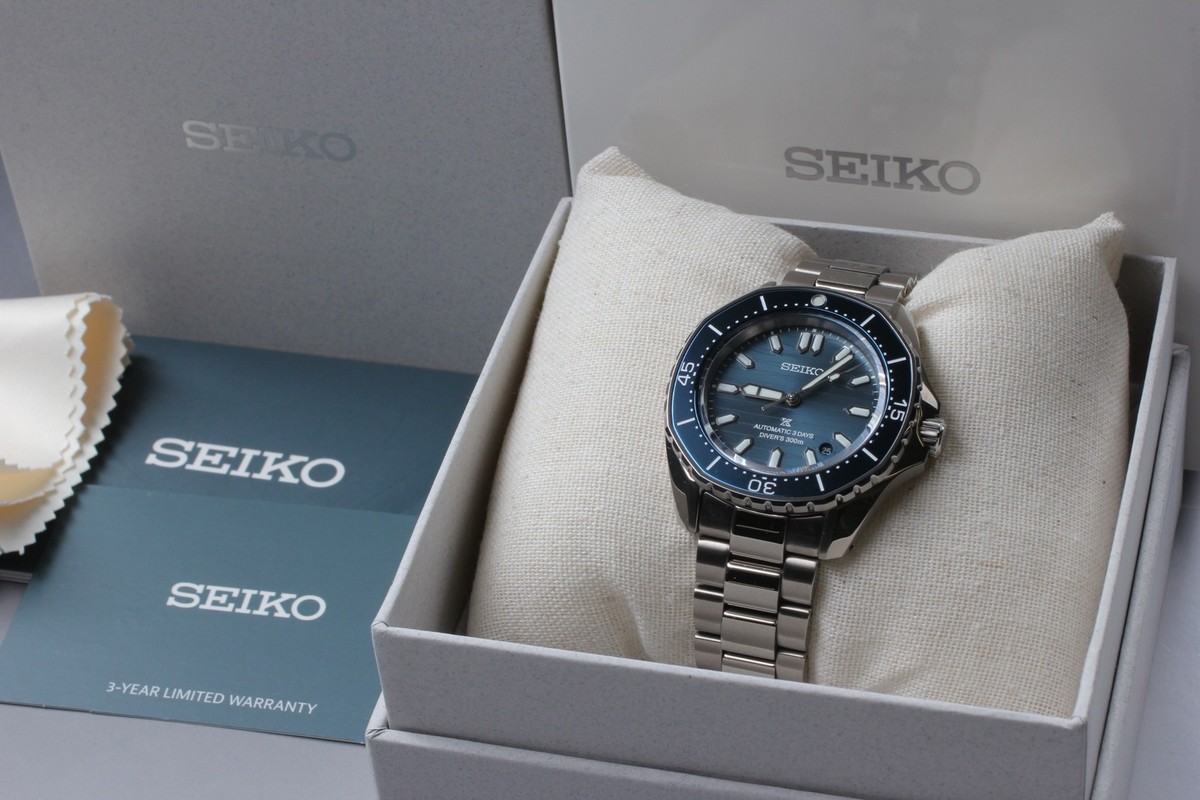 Box Paper] SEIKO Prospex Diver Scuba SBDC203 Automatic Date Watch